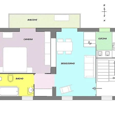 Lägenhet Casa Latte, Sea View *